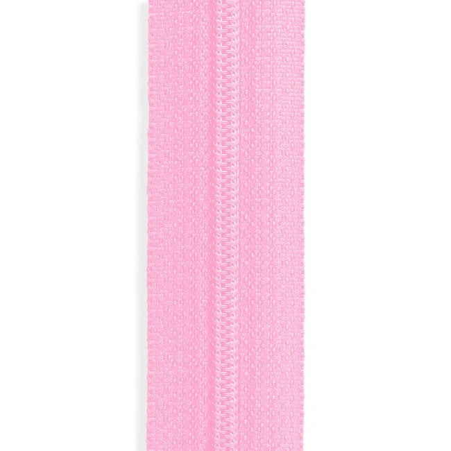 #5 Nylon Coil Continuous Zipper Roll - by the yard - (Solid Colors)