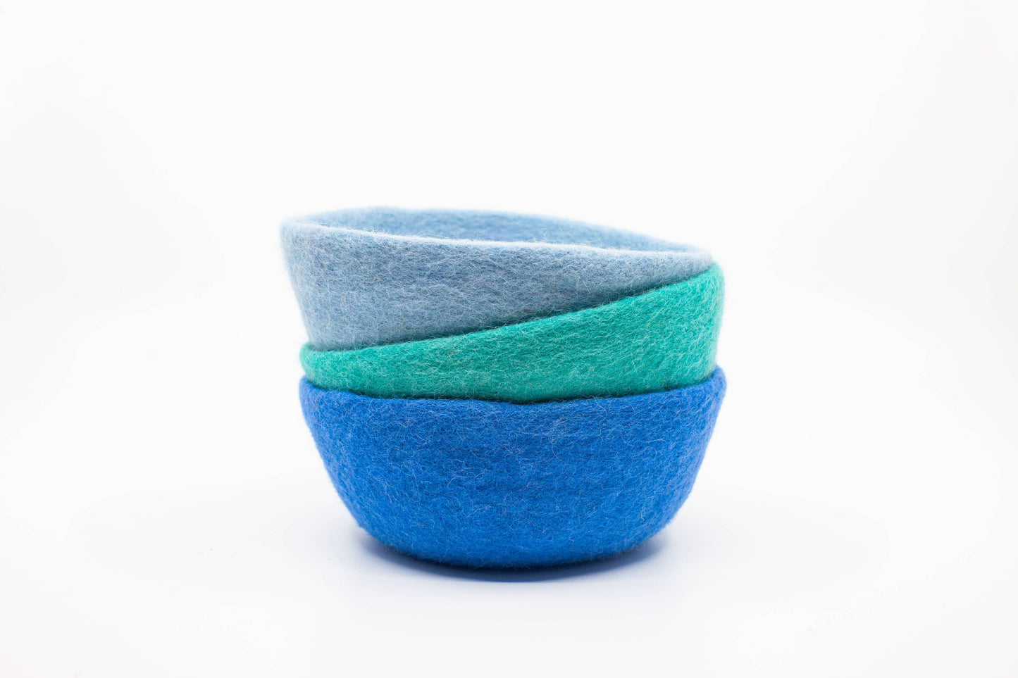 Felt Bowl Pastels-Small | Wool Felt Bowl | Yarn Holder Bowl