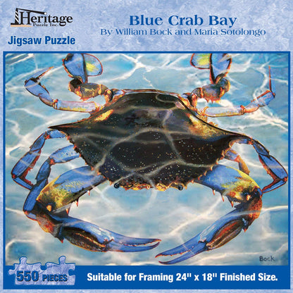Blue Crab Bay 550 Piece Puzzle