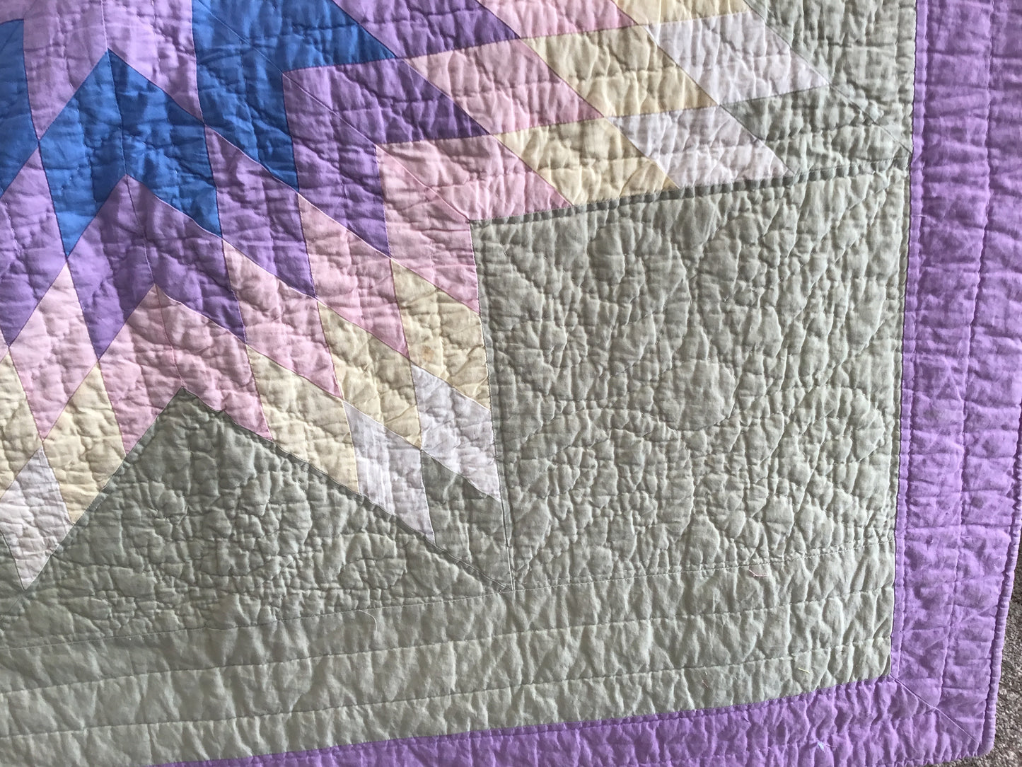 Lavender star quilt