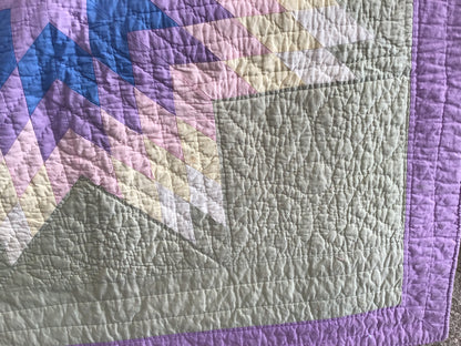 Lavender star quilt