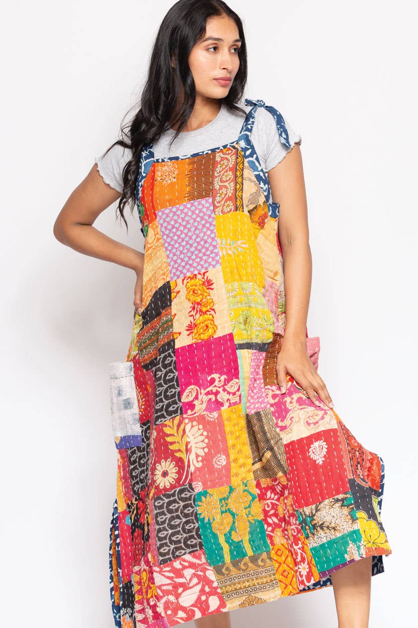 Reversible Kantha Cotton Sundress