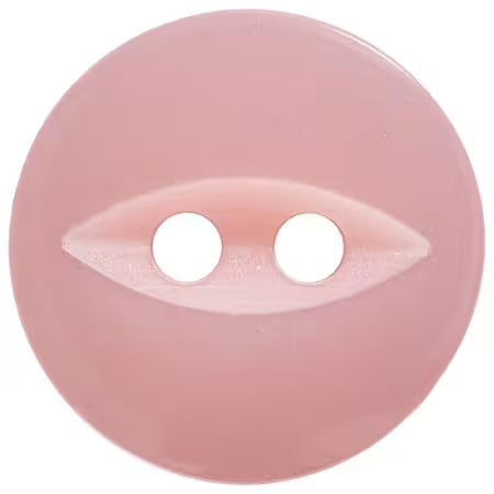 Basic Fish Eye Round Buttons (PINK-14mm/Size 22)