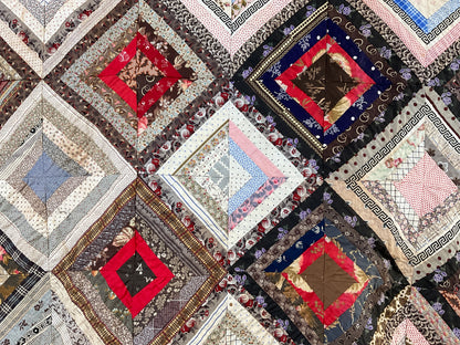 Antique log cabin quilt