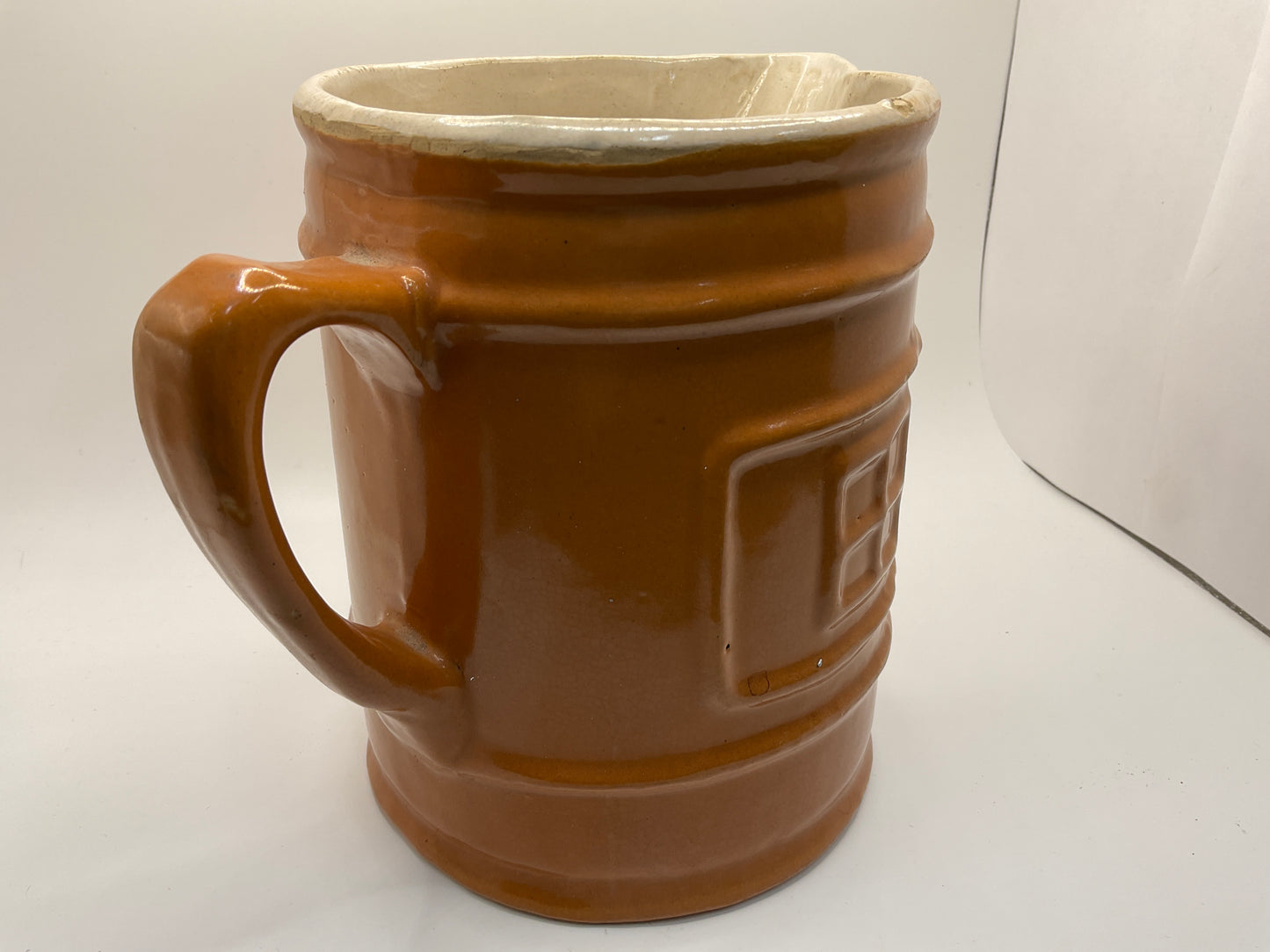 Antique Stoneware Buttermilk Pitcher