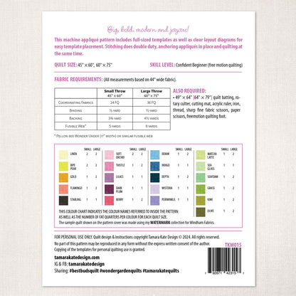 Best Buds Quilt Pattern