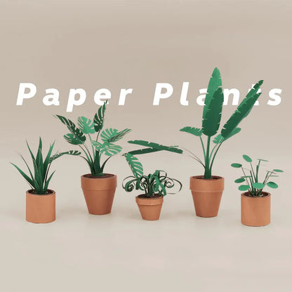 Paper Plants | DIY Origami Craft Kit for Plant Lovers