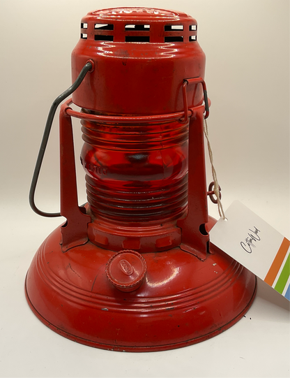 Vintage Dietz Red Lens Traffic Lamp