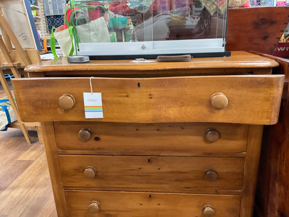 Antique Cottage Pine Chest