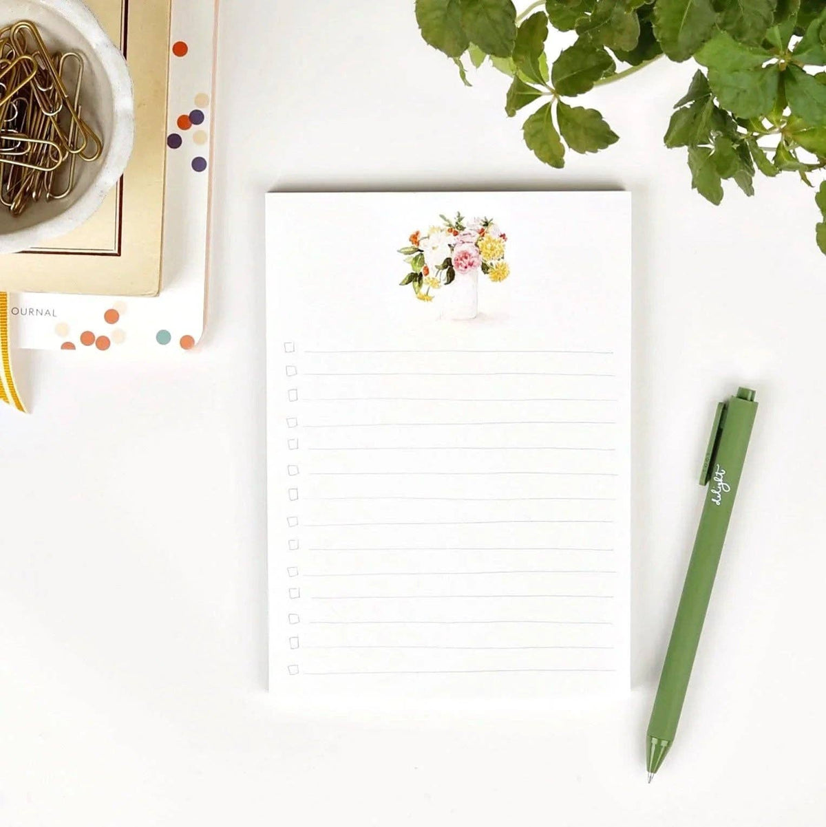 Everyday checklist notepad