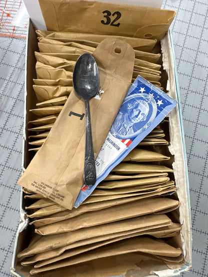 Set of 32 WM Rogers circa 1939 presidential spoons