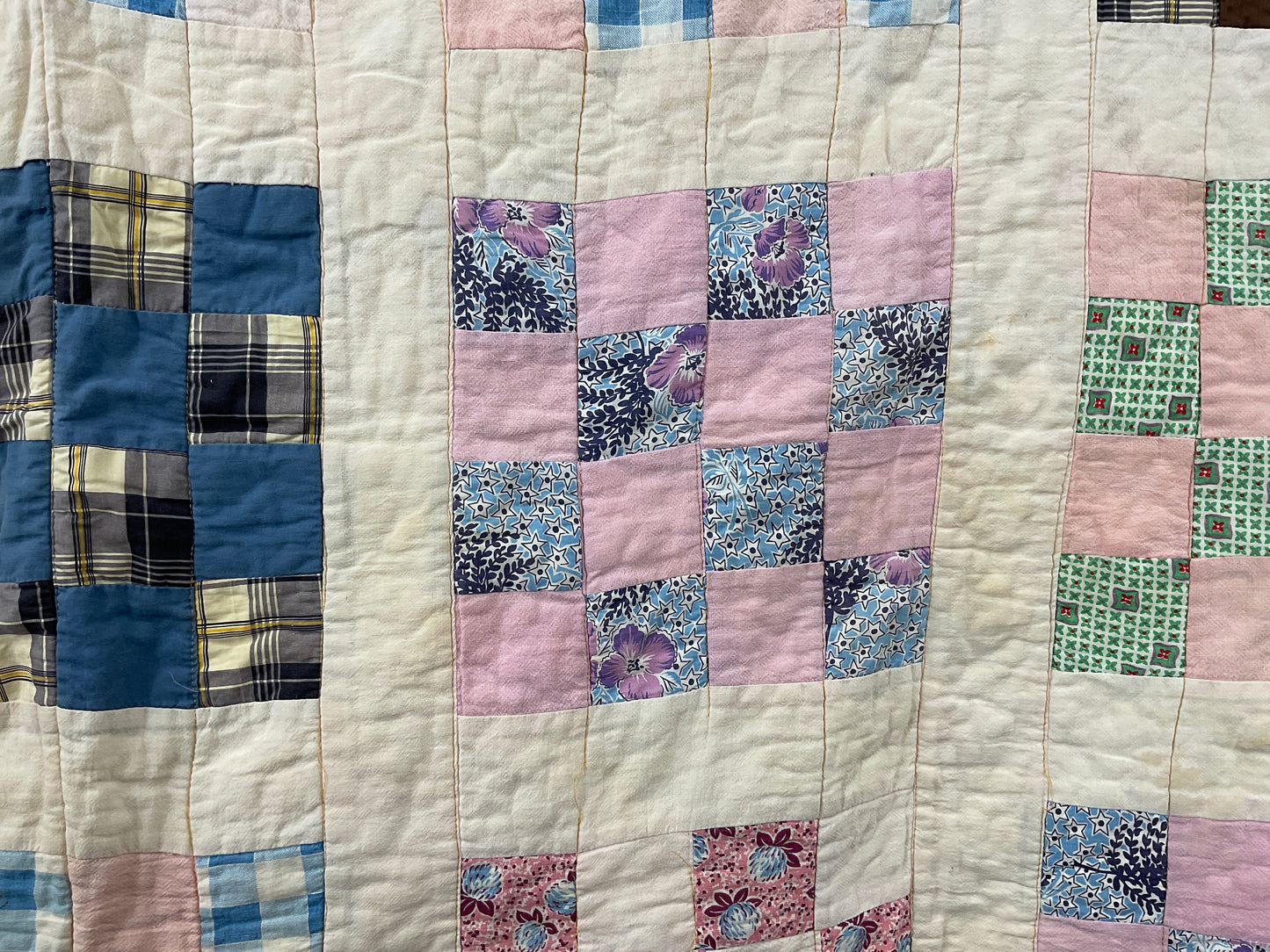 Vintage 16 Patch Quilt