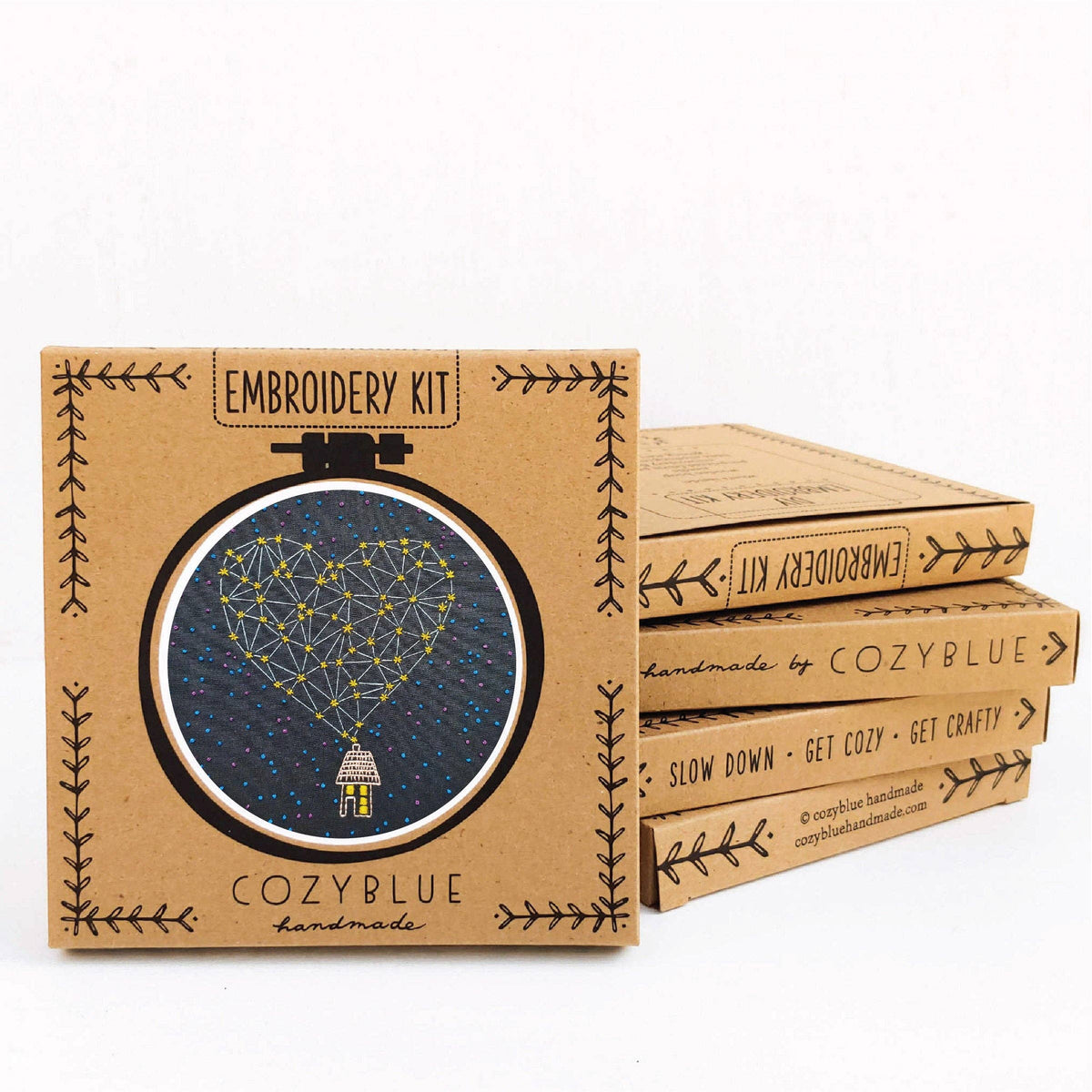 Stargazing embroidery kit