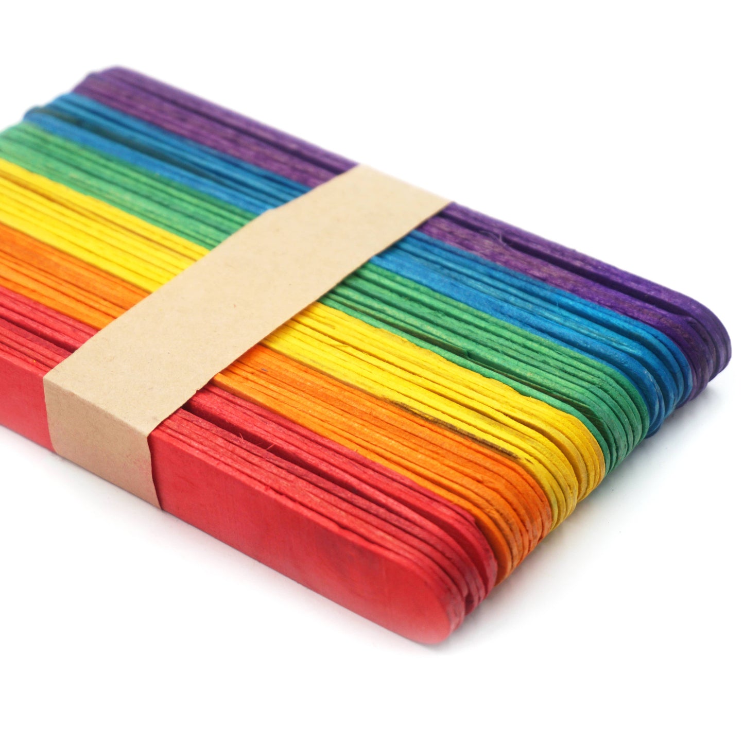 50-Count Jumbo Craft Sticks (6-Inch) – 2 Colors