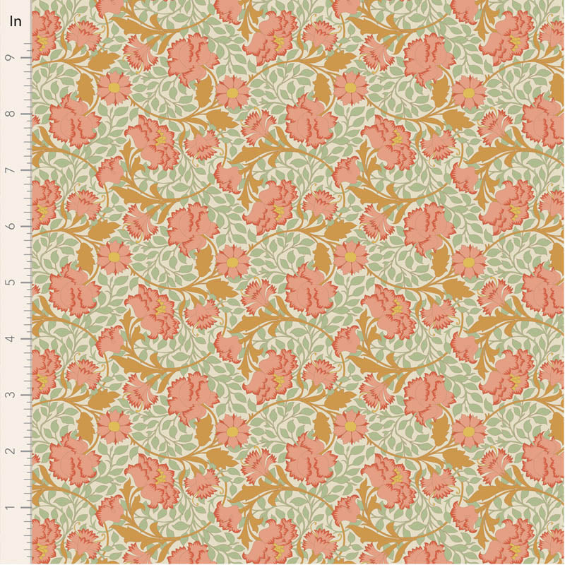 Songbird-Floral (Coral)