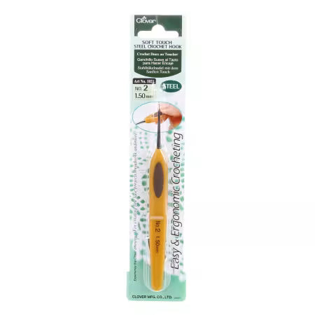 Clover Soft Touch Steel Crochet Hook