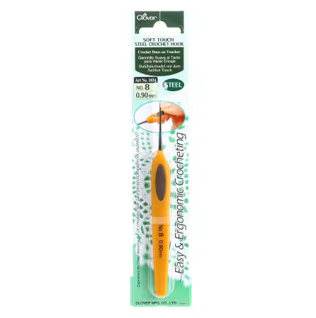 Clover Soft Touch Steel Crochet Hook