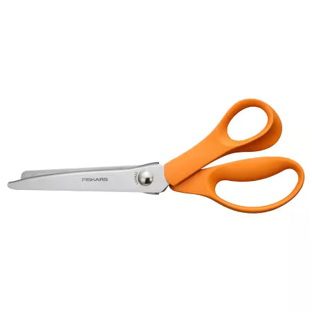 Fiskars 10in Pinking Shears Orange