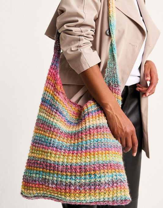 Jewelspun - Rippled Mineral Bag Pattern