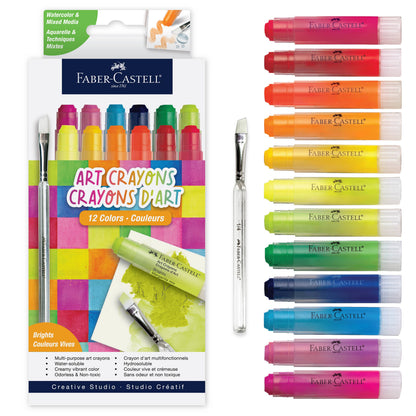 Faber-Castell Art Crayons 15 Ct Brights Set