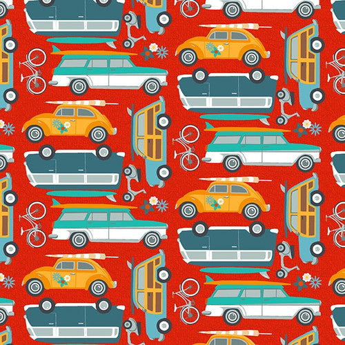 1163-88 Red || Surf's Up Cars