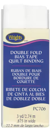 Double Fold Bias Tape Quilt Binding