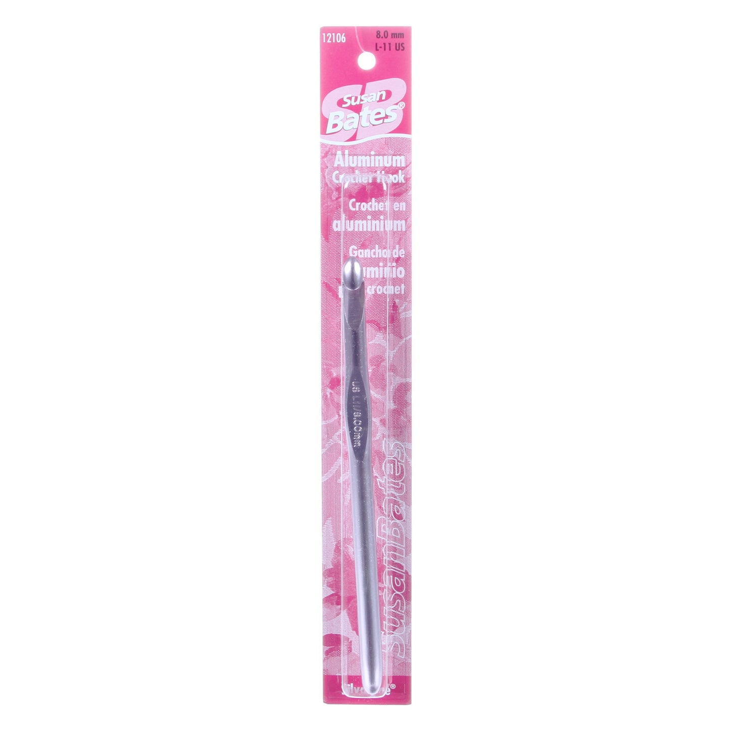Susan Bates Silvalume Crochet Hook