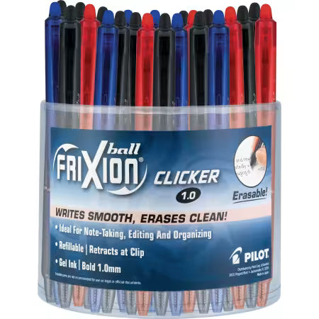 Frixion Clicker Bold Assorted Colors