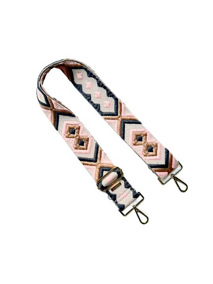 Boho Western Luxury Guitar Purse Strap - 7 Colors