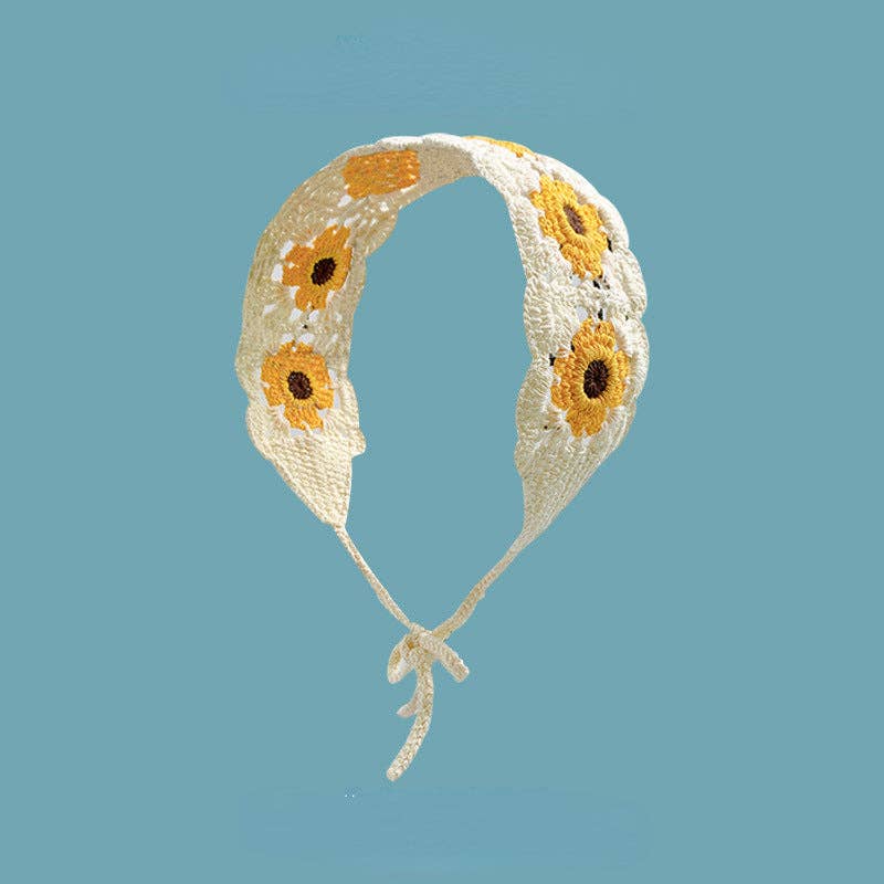 Handmade Crochet Flower Headband - Summer's Perfect Accessor