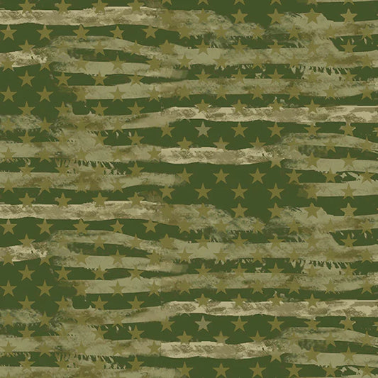 Sage Camo Flag A/O Cotton