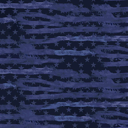 Navy Camo Flag A/O Cotton
