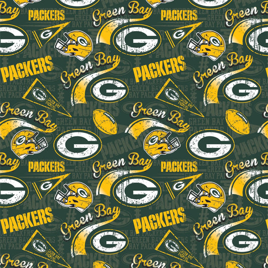 NFL Football Green Bay Packers Cotton Print