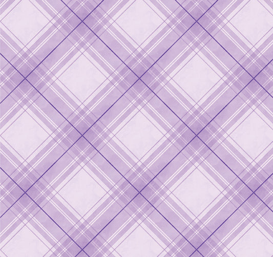 Veronica's Garden Plaid Lilac