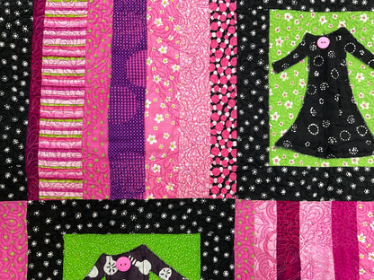 Pink dresses quilt