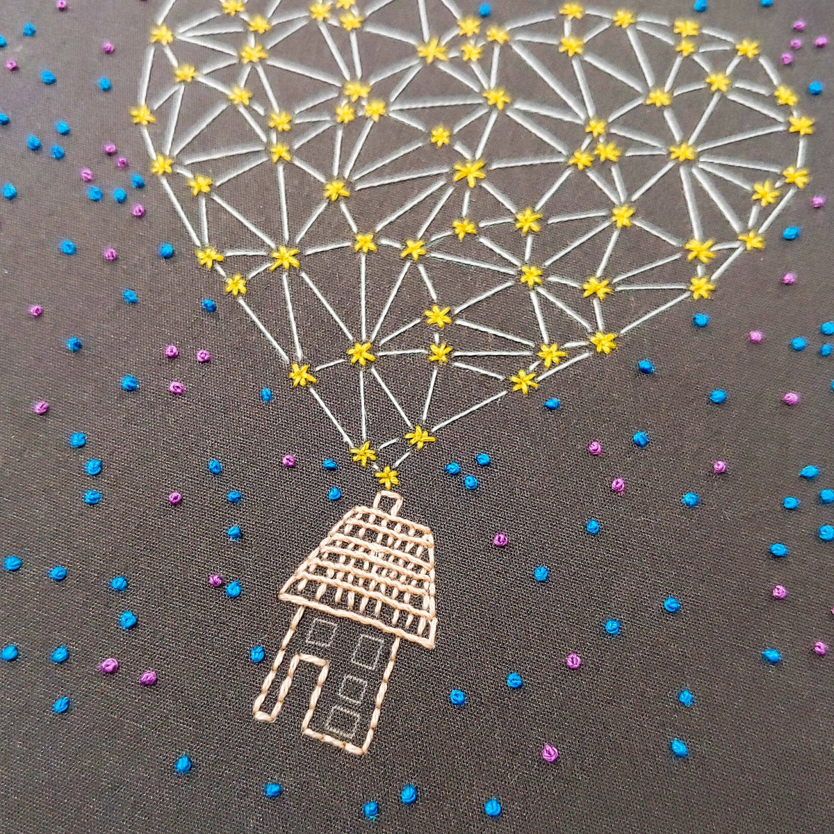 Stargazing embroidery kit