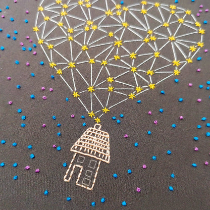 Stargazing embroidery kit
