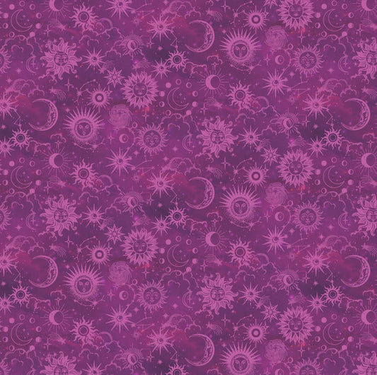 Sun and Moon Tonal Fuchsia