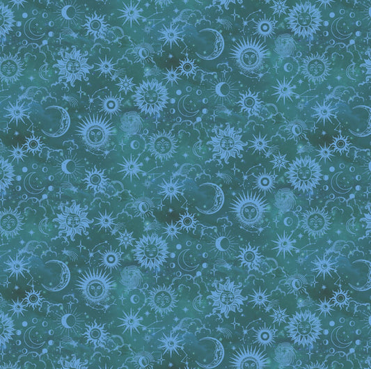 Sun and Moon Tonal Teal