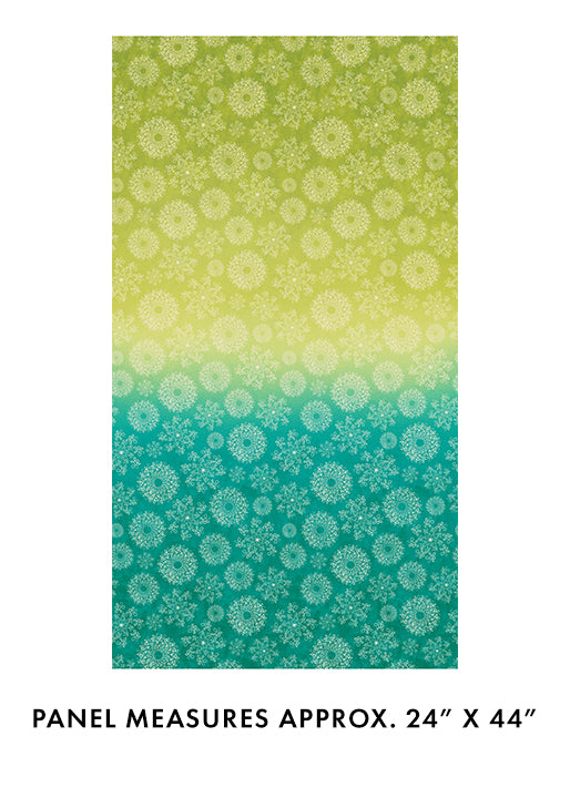 Wishflower Ombre (Lime/Teal)
