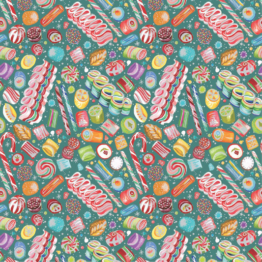 Magical Sweets Teal/Multi