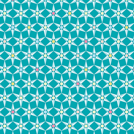 Cityscape Day Star Teal