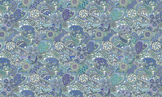 Twilight Paisley Blue