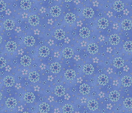 Floral Whimsy Blue