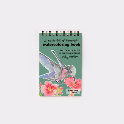 Little Bit of Summer - Mini Watercoloring Book