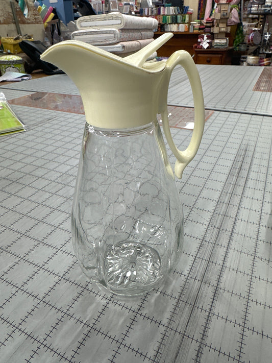 Vintage pear shaped syrup or cream dispenser