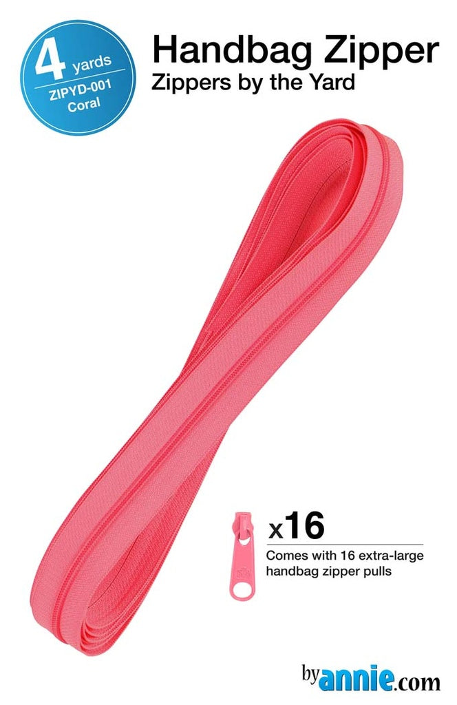 [ZIPYD-001] Zippers by the Yard (CORAL)