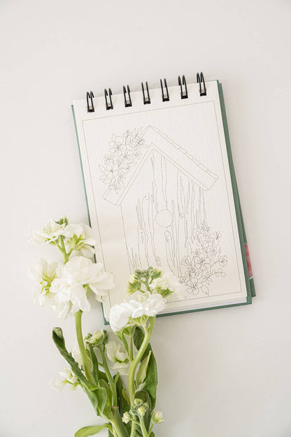 Little Bit of Summer - Mini Watercoloring Book