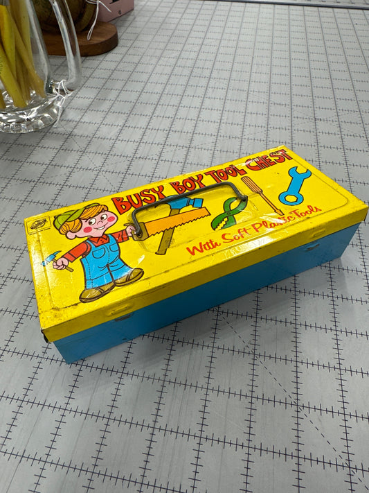 vintage Ohio Art Busy Boy Tool Chest