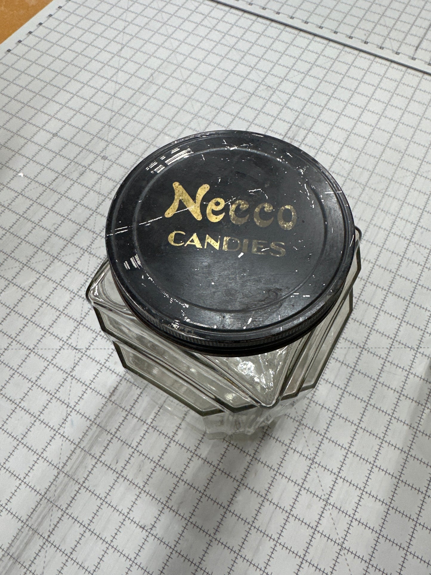1930s Necco - Glass Candy Jar